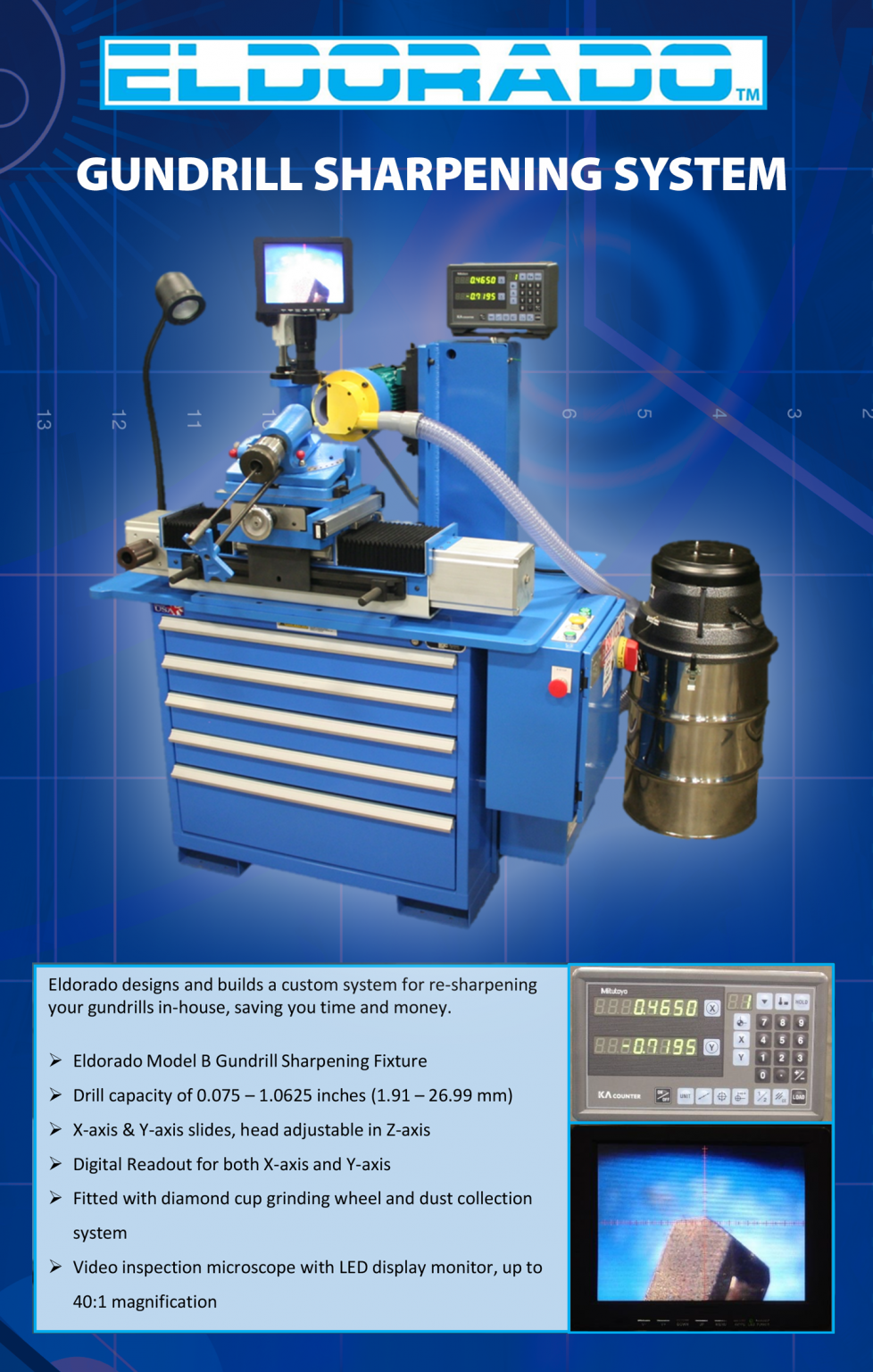 Sharpening Fixtures & Packages Drill Masters Eldorado Tool