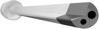 Single flute gundrill tool design